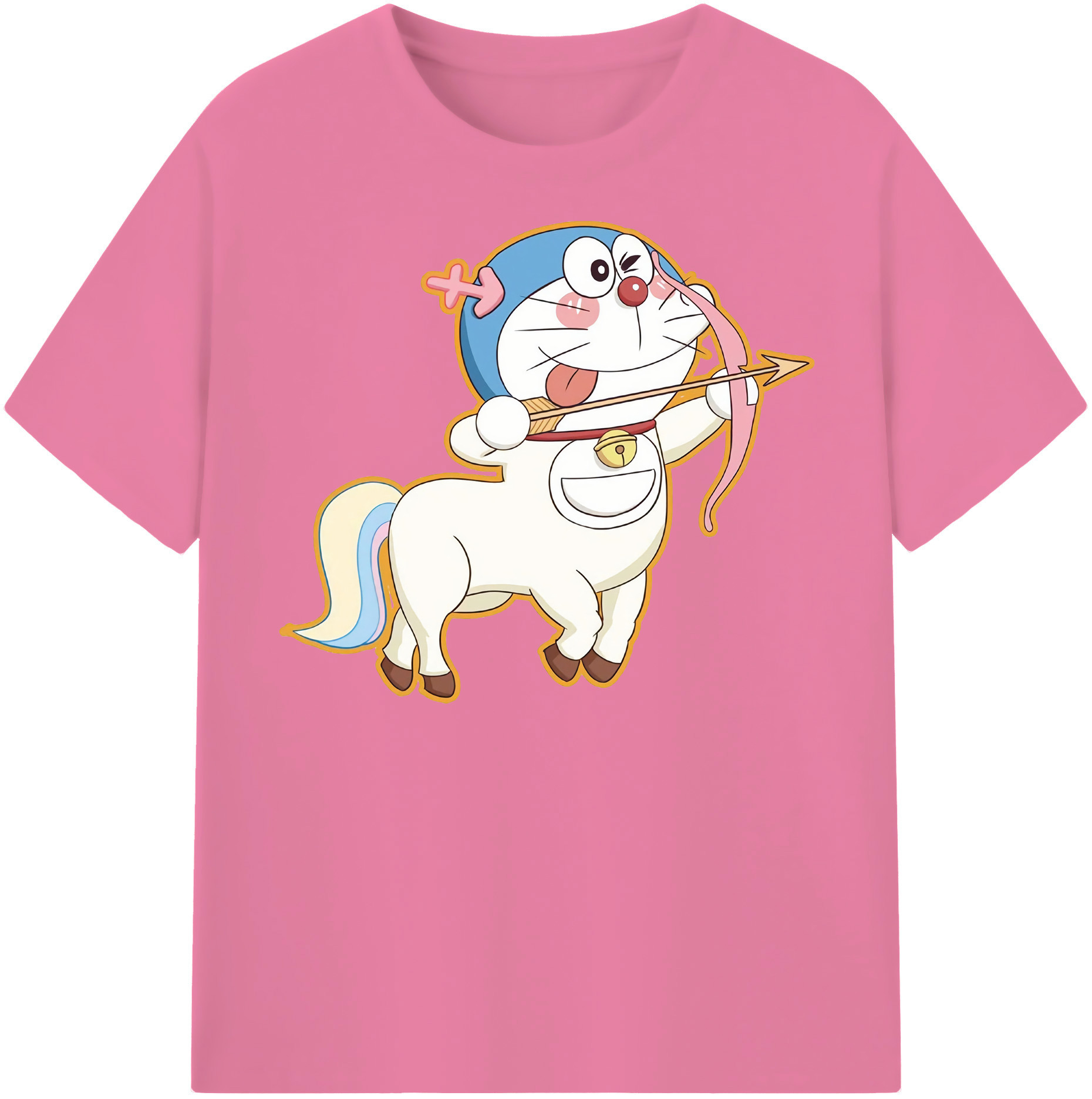 （画像用） ドラえもん Doraemon 綿100％半袖Tシャツ（フロントプリント）